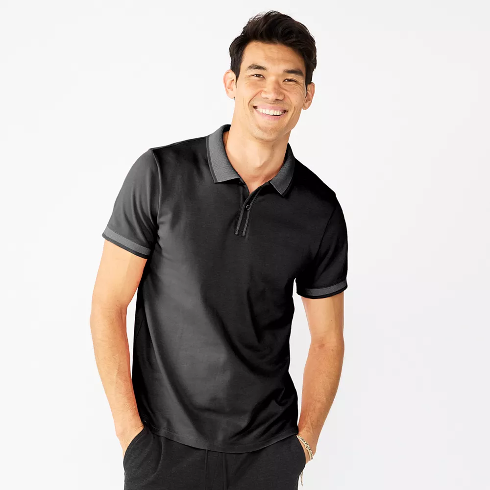 Men's Apt. 9® Ribbed Collar Polo 8 Men's Apt. 9® Ribbed Collar Polo - Image 6
