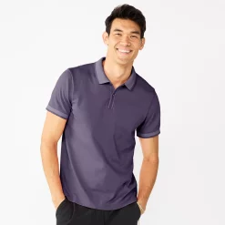 Men's Apt. 9® Ribbed Collar Polo 13 Men's Apt. 9® Ribbed Collar Polo -Outdoor Clothing Sales 5776418 Poisonous Plum