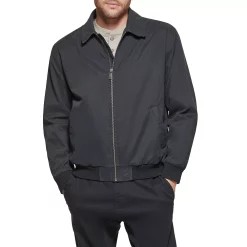 Men's Dockers Micro-Twill Golf Bomber Jacket -Outdoor Clothing Sales 5776806 Black
