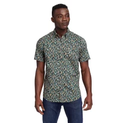 Men's Eddie Bauer Baja Short Sleeve Shirt -Outdoor Clothing Sales 5799960 Evergreen