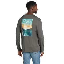 Men's Eddie Bauer Classic-Fit Graphic Tee -Outdoor Clothing Sales 5799977 Vintage Grey