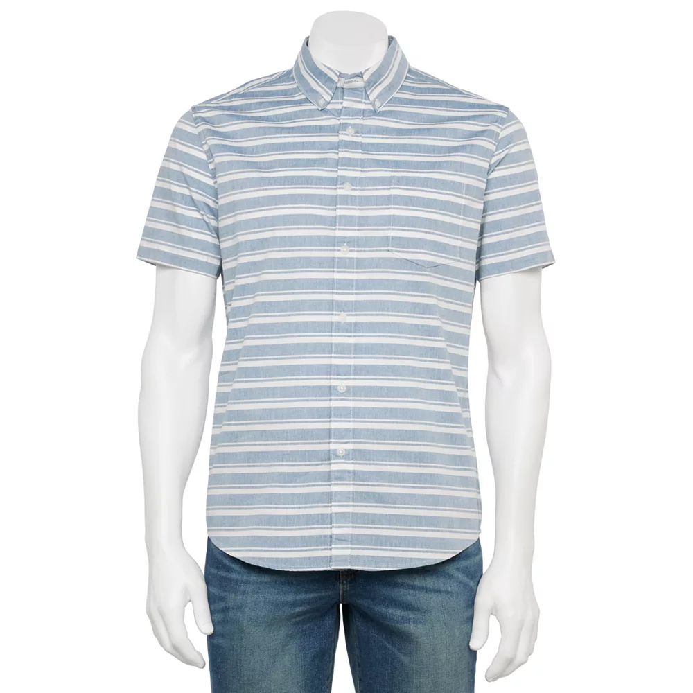 Men's Sonoma Goods For Life® Short Sleeve Perfect Length Button Down Shirt 7 Men's Sonoma Goods For Life® Short Sleeve Perfect Length Button Down Shirt - Image 5