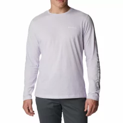 Men's Columbia Thistletown Hills™ Logo Tee -Outdoor Clothing Sales 5840055 Purple Tint Heather