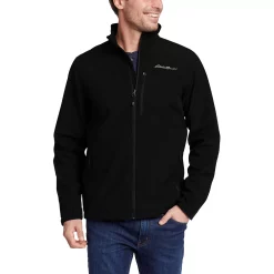 Big & Tall Eddie Bauer Point Vista Softshell Jacket -Outdoor Clothing Sales 5882747 Black