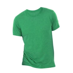 Canvas Mens Triblend Crew Neck Plain Short Sleeve T-Shirt -Outdoor Clothing Sales 5897695 Green Triblend