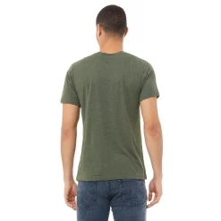 Canvas Mens Triblend Crew Neck Plain Short Sleeve T-Shirt -Outdoor Clothing Sales 5901594 ALT
