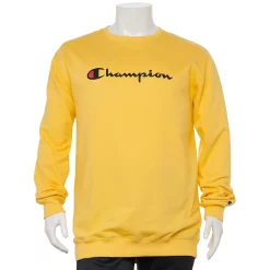 Big & Tall Champion® Script Fleece Crew Sweatshirt -Outdoor Clothing Sales 5910892 Butterscotch Bliss