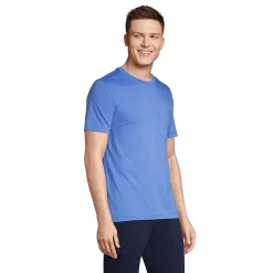Big & Tall Lands' End Supima Pocket Tee -Outdoor Clothing Sales 5918977 ALT2