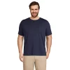 Big & Tall Lands' End Supima Pocket Tee -Outdoor Clothing Sales 5918977 Radiant Navy