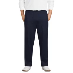 Big & Tall Lands' End Jersey Knit Sweatpants -Outdoor Clothing Sales 5918978 Radiant Navy