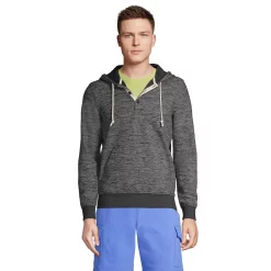 Men's Lands' End Space Dye Hoodie -Outdoor Clothing Sales 5919024 Gray Space Dye