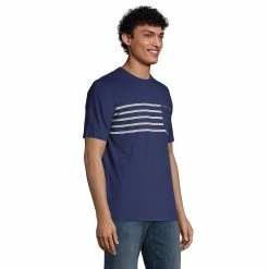 Men's Lands' End Striped Pocket Tee -Outdoor Clothing Sales 5919025 ALT2