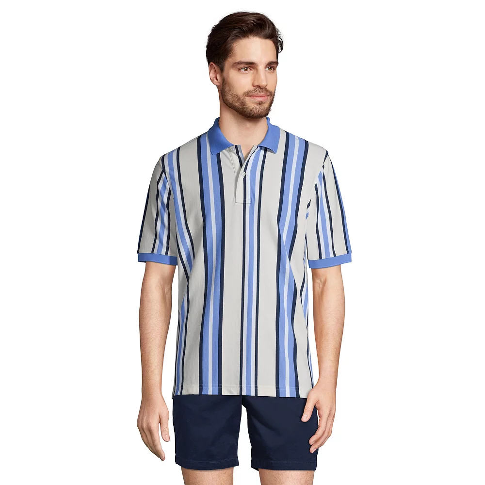 Men's Lands' End Comfort-First Mesh Polo Shirt 4 Men's Lands' End Comfort-First Mesh Polo Shirt - Image 2