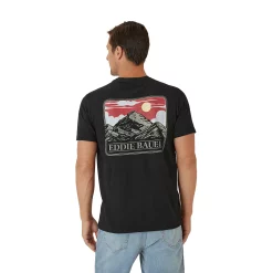 Men's Eddie Bauer Graphic Tee -Outdoor Clothing Sales 5923755 Black Mountain