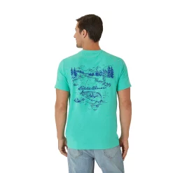 Men's Eddie Bauer Graphic Tee -Outdoor Clothing Sales 5923755 Oasis Fish
