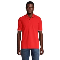 Men's Lands' End Comfort-First Mesh Polo Shirt -Outdoor Clothing Sales 5925507 Daylily Orange