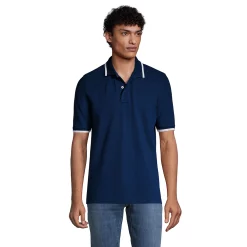 Men's Lands' End Comfort-First Mesh Polo Shirt -Outdoor Clothing Sales 5925507 Deep Sea Navy