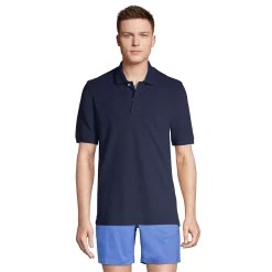 Men's Lands' End Comfort-First Mesh Polo Shirt -Outdoor Clothing Sales 5925507 Radiant Navy