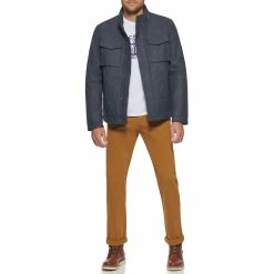 Men's Dockers Two Pocket Military Jacket -Outdoor Clothing Sales 5926044 ALT5