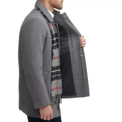 Men's Dockers Wool Blend Coat with Scarf -Outdoor Clothing Sales 5926045 ALT2