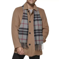Men's Dockers Wool Blend Coat with Scarf -Outdoor Clothing Sales 5926045 Camel