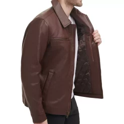 Men's Dockers Faux Leather Jacket -Outdoor Clothing Sales 5926046 ALT3