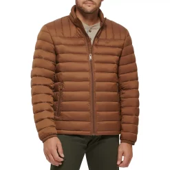 Men's Dockers® Quilted Puffer Jacket -Outdoor Clothing Sales 5926049 Brown