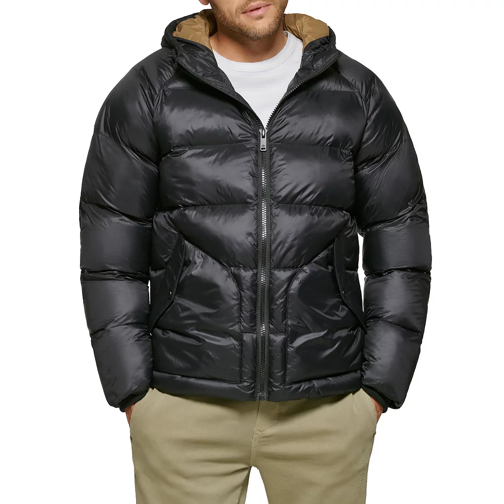 Men's Dockers Hooded Puffer Jacket 4 Men's Dockers Hooded Puffer Jacket - Image 2