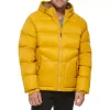 Men's Dockers Hooded Puffer Jacket -Outdoor Clothing Sales 5926050 Gold