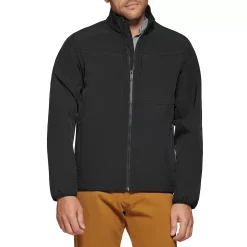 Men's Dockers Softshell Stand Collar Jacket -Outdoor Clothing Sales 5926052 Black