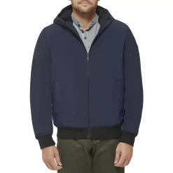 Men's Dockers Sherpa Lined Softshell Hoody -Outdoor Clothing Sales 5926054 Navy