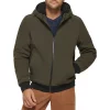 Men's Dockers Sherpa Lined Softshell Hoody -Outdoor Clothing Sales 5926054 Olive