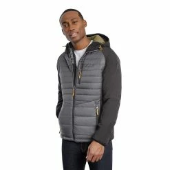Men's London Fog Hybrid Hooded Packable Jacket -Outdoor Clothing Sales 5935034 ALT3