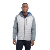Men's London Fog Hybrid Hooded Packable Jacket -Outdoor Clothing Sales 5935034 Ice Gray
