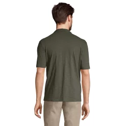Big & Tall Lands' End Slub Button-Down Shirt -Outdoor Clothing Sales 5946582 ALT