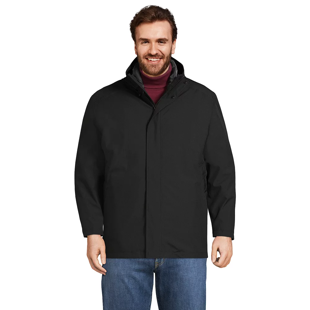 Big & Tall Lands' End Insulated 3-in-1 Primaloft Jacket 5 Big & Tall Lands' End Insulated 3-in-1 Primaloft Jacket - Image 3