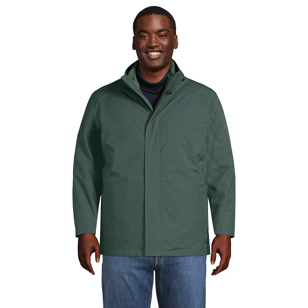 Big & Tall Lands' End Insulated 3-in-1 Primaloft Jacket 4 Big & Tall Lands' End Insulated 3-in-1 Primaloft Jacket - Image 2