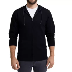 Men's Caliville Cotton Stretch Full-Zip Hoodie -Outdoor Clothing Sales 5947304 Black