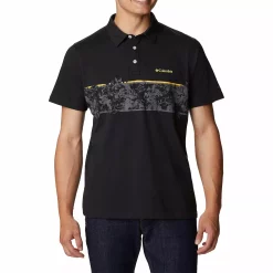 Men's Columbia Thistletown Hills™ Striped Polo -Outdoor Clothing Sales 5954459 Black