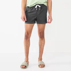 Men's Sonoma Goods For Life® Everyday 5" Pull-On Shorts -Outdoor Clothing Sales 5975432 Dark Gray