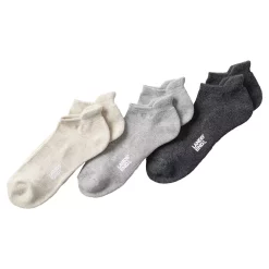 Men's Lands' End 3-Pack Performance Ankle Socks -Outdoor Clothing Sales 5978065 Gray Heathers Pack