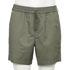 Men's Sonoma Goods For Life® Comfortable Pull-On Short -Outdoor Clothing Sales 5983697 Olive