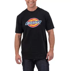 Big & Tall Dickies Tri-Color Logo Graphic Tee -Outdoor Clothing Sales 5997471 Knit Black