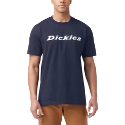 Men's Dickies Wordmark Graphic Tee -Outdoor Clothing Sales 5997474 Black Iris