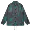 Men's Coach Patchwork Bandana Jacket -Outdoor Clothing Sales 6008039 Hunter Green