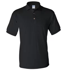 Adult DryBlend Jersey Short Sleeve Polo Shirt -Outdoor Clothing Sales 6030753 Black