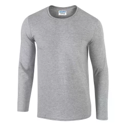 Mens Soft Style Long Sleeve T-Shirt -Outdoor Clothing Sales 6030837 Sport Grey
