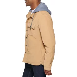 Men's Levi's® Corduroy Sherpa-Lined Hooded Shacket -Outdoor Clothing Sales 6033032 ALT