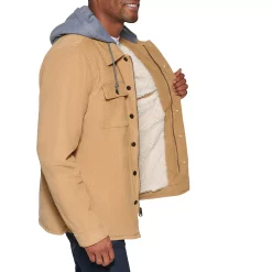 Men's Levi's® Corduroy Sherpa-Lined Hooded Shacket -Outdoor Clothing Sales 6033032 ALT2
