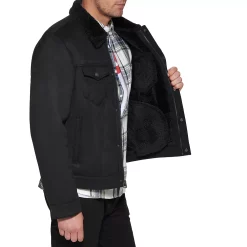 Men's Levi's® Faux-Shearling Trucker Jacket -Outdoor Clothing Sales 6033034 ALT